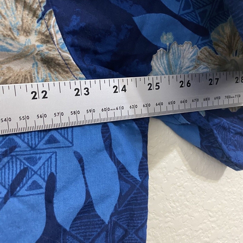Cooke Street Honolulu Mens Shirt Size XL Cotton Floral Hawaiian Short Sleeve - Picture 5 of 8
